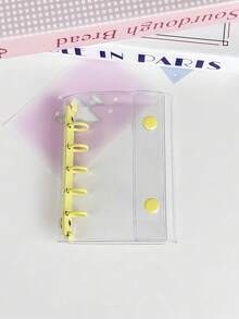 Juego de carpeta de anillas transparente Joivida M5, 10 fundas de doble cara, hojas de recambio, juego de cuaderno de anillas DIY, sello, pegatinas lindas, evento otaku, cuaderno de pegatinas, libro de pegatinas, estantería de pegatinas, recambio de libro de pegatinas, carpeta de pegatinas transparente - Multicolor - Ver 14