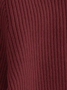 SHEIN LMoss Kids LMoss 多件装女婴高领长袖修身套头毛衣 - 紅色 - 查看 6