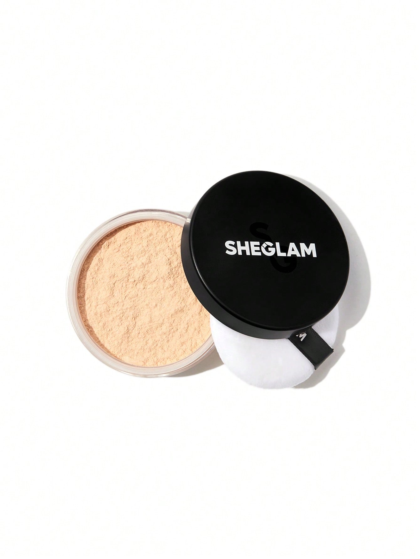 SHEGLAM بودرة تثبيت مخبوزة متوهجة-بودرة تثبيت سائبة للتحكم في الزيوت من كابتشينو، شفافة، خالية من المسام، خالية من العيوب، تنعم الخطوط الدقيقة