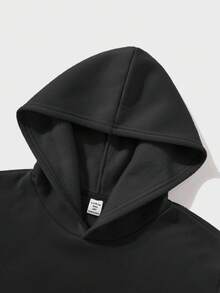 Grauer Ribbon Muster Dekor Minimalistischer Oversized Sweatshirt für Teenager Jungen, Lässig, Collegestil, Komfortabel, Mode, Vielseitig, Weicher Stoff, Geeignet für den täglichen Gebrauch, Schule, Ausflüge, Outdoor-Aktivitäten