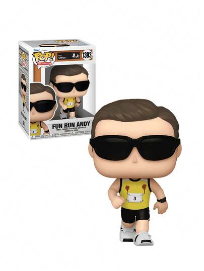 Funko Pop! TV: The Office - Fun Run Andy Bernard - Vinyl-Sammelfigur - Geschenkidee - Offizielle Handelswaren - Spielzeug Für Kinder Und Erwachsene - TV Fans - Modellfigur Für Sammler