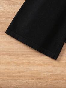 Sparklyn 女童爱心图案提花针织毛衣和打底裤两件套，秋冬款 - 紅色 - 查看 8