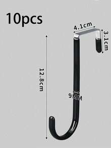 Over The Door Hooks, Door Hanger Hooks With Rubber To Prevent Scratches – Heavy Duty Organizer Hooks For Living Room, Bathroom, Bedroom, Kitchen – Hanging Clothes, Towels, Hats, Coats, Bags