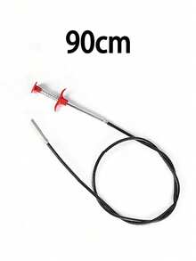 160cm Drain Snake With Spring-Loaded Handle & 4-Claw Grabber, Drain Cleaner Tool For Kitchen Sink, Bathroom, Shower To Remove Hair Clogs And Prevent Standing Water