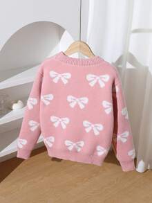 SHEIN Sparklyn 少女撞色蝴蝶结装饰圆领长袖毛衣 粉色蝴蝶结针织毛衣 蝴蝶结毛衣 儿童蝴蝶结毛衣 可爱粉色针织毛衣 女童蝴蝶结毛衣 少女套装 针织女童服装 秋冬服装 儿童冬季毛衣 少女毛衣 针织毛衣 长袖上衣 少女毛衣 青少年女孩毛衣 儿童冬季毛衣 针织毛衣 女童长款毛衣 秋季毛衣 儿童女童服装 秋冬服装 儿童套头衫 女童套头衫 女士毛衣 圆领毛衣 麻花针织毛衣