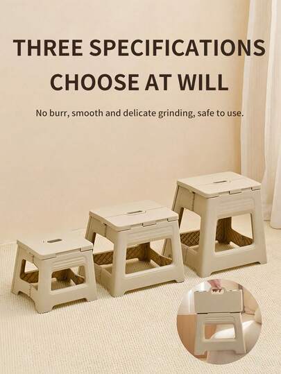 1 件装迷你超轻可折叠可调节高度耐用坚固防滑易于收纳节省空间紧凑便携多功能脚凳，适用于家庭厨房浴室钓鱼露营户外探险旅行