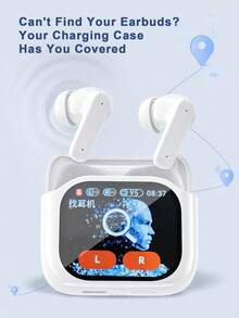 JMMO Translation, Simultaneous Interpretation, Live Recording, Digital LED Battery Display, TWS In-Ear Headphones With ANC, ENC Noise Proof, Built-In Capacitive Microphone, Deep Bass, Type-C Charging Case, For Music(Charging Case Battery: 300mAh Earphone Battery: 40mAh) - Multicolor - View 8