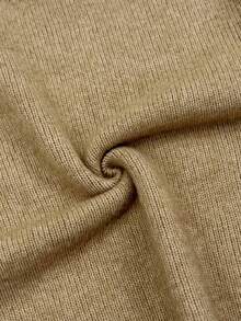 EMERY ROSE Premium aufgewerteter dicker Damen Crew Neck Pullover in Grau