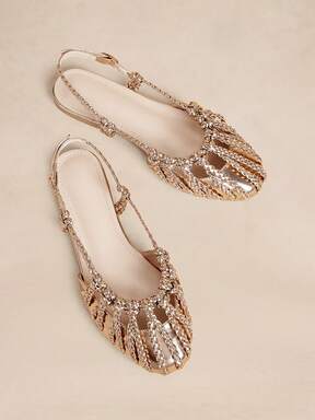 Rosivie Women's Handwoven Strap Closed Toe Flat Sandals, Sexy Flat Beach Shoes For Party, Events, Festivals