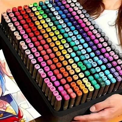 12/48/80/100/262 Couleurs Stylo Marqueur Métal Touchhero, Avec Plusieurs Couleurs Vives Et Pointes Fines - Polyvalent Pour L'Art Sur Rocher, L'Art, Le Verre Et La Confection De Cartes