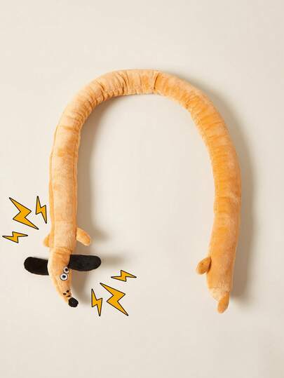 PETSIN 1pc Squeaky Dog Toy For Dachshunds - Long Plush Dog Chew Toy, Self-Playing Pet Entertainment Toy To Relieve Boredom, Durable Teething Toy For Small/Medium Dachshunds, Soft Plush Dog Toy For Puppies & Adult Dogs