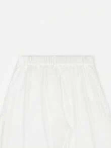 STEELVANCE 宽松男士斜插口袋阔腿灯芯绒裤（无腰带）