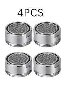 4PCS Aerators Water Saving Faucet Tap Nozzle Thread Replaceable Kitchen Faucet Filter Mouth Bathroom Faucet Bubbler Bathroom Parts - Silver - View 14