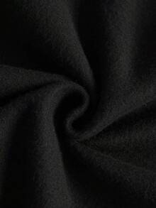 Manfinity Dauomo Men's Standard Size Long Sleeve Hoodie Sweatshirt - Black - View 4