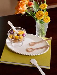 Cirelle 1 Piece Conch Spoon, Shell Material Tableware, Condiment (Tool), Kitchen Supplies, Facial Mask Spoon - Multicolor - View 2