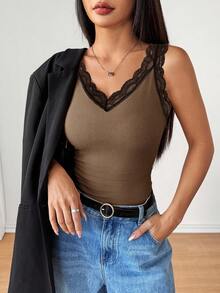 Rafferiza 欧美风休闲拼接罗纹加厚内衬女式上衣，秋冬款