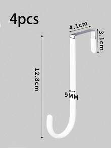 Over The Door Hooks, Door Hanger Hooks With Rubber To Prevent Scratches – Heavy Duty Organizer Hooks For Living Room, Bathroom, Bedroom, Kitchen – Hanging Clothes, Towels, Hats, Coats, Bags