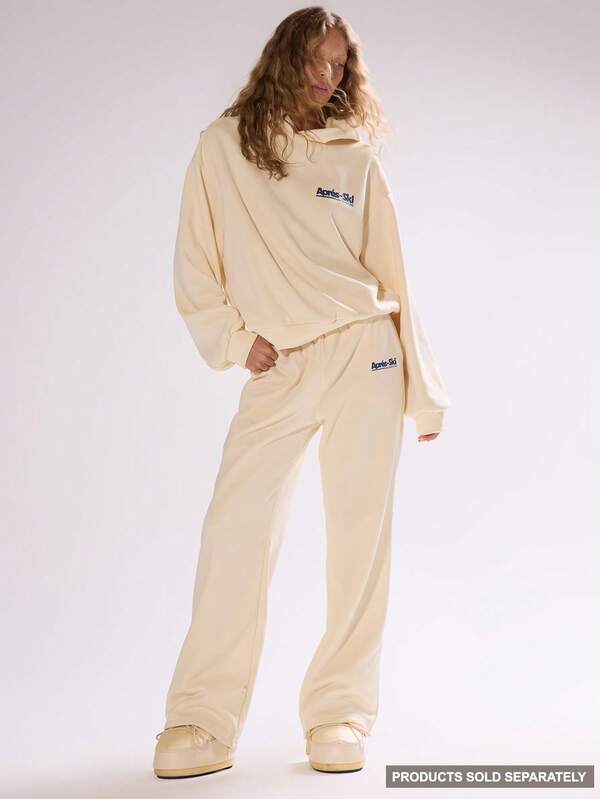 MUSERA Pantalones de chándal con cintura elástica y pierna ancha, impresos, para otoño, invierno, vacaciones de esquí, Navidad y días de descanso