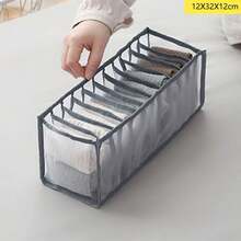 Underwear Compartment Organizer Socks Underwear Storage Box Drawer Storage Organizer Bag Sun Travel Cool - Black - View 5