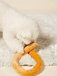 PETSIN 1pc Squeaky Dog Toy For Dachshunds - Long Plush Dog Chew Toy, Self-Playing Pet Entertainment Toy To Relieve Boredom, Durable Teething Toy For Small/Medium Dachshunds, Soft Plush Dog Toy For Puppies & Adult Dogs - Multicolor - View 3