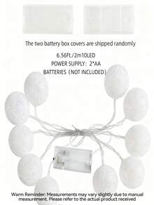 1 Stück 10/20 Lichter 2/3m Kugelleuchten, Märchenlichter zur Dekoration von Zimmer, Schlafzimmer, Geburtstagsfeiern, Hochzeiten, als Geschenk - Gelb - Übersicht 6