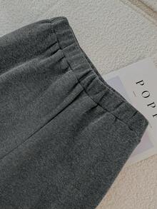 GlowEve CURVE Plus Size Solid Color Half-Zip Hooded Long Sleeve Casual 2 Pieces Set