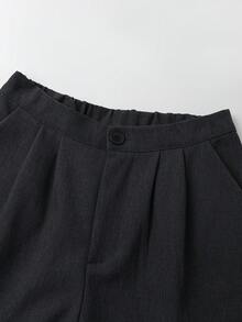 GlowEve Women's Elegant Versatile Business Casual Suit Set - Grey - View 4