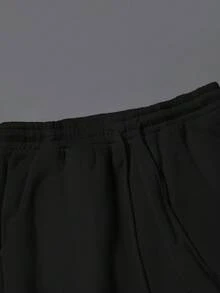 Manfinity Homme 男士简约印花长袖上衣和裤子运动套装 - 彩色 - 查看 3