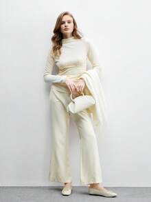 CUCCOO BIZCHIC 2025年春夏新款百搭舒适休闲度假平底女鞋 - 杏色 - 查看 6