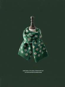 Joivida Versatile Christmas Scarf Winter Korean Style Versatile Double-Sided Warm Scarf Couple Scarf - multicolor - View 10