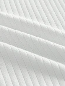 Manfinity NXTstreet 两件套男士休闲针织修身无袖背心 - 白色 - 查看 4