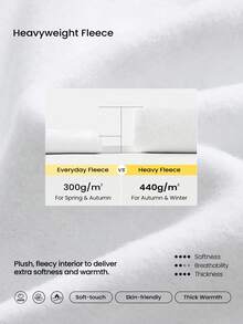 GLOWMODE Sehr fröhlicher, schwerer Fleece, weicher Plüsch, lässiger bestickter Hoodie für Feiertage, Weihnachten, Herbst, Winter, Outdoor und Alltag