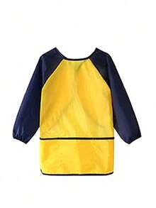 1pc Painting Apron, Art Painting Apron, Bib, Breathable Reverse Blouse Back To School,Back To School,School Supplies