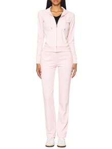 Juicy Couture Women's Full Zip Sweatshirt Pink - Pink - View 3