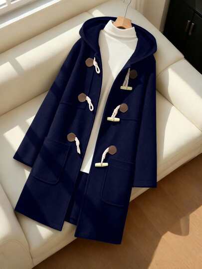 GlowEve CURVE 加大码双排扣长款大衣