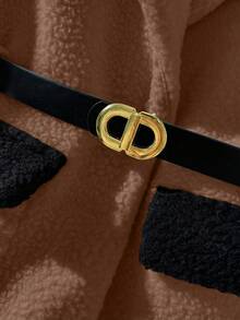 GlowEve Farbblockfrei Ärmellos Lässige Flauschige Mode Vielseitige Jacke - Mokka-Braun - Übersicht 4