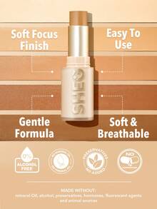 SHEGLAM Skin Magnet High Coverage Foundation Stick-Cappuccino - Cappuccino - View 5
