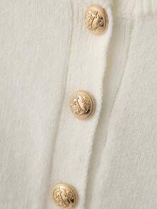 GlowEve 时尚独特设计的女士针织毛衣，适合秋冬季节穿着。 - 白色 - 查看 5