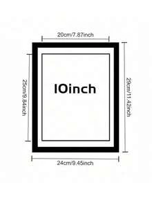1件套高端复古棕金色相框墙饰，8x10/5x7英寸带亚光相框套装，复古相框，可用于桌面和墙面展示，咖啡色家居装饰，适用于客厅和卧室