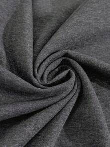 EURMUSE Men Letter Printed Long Sleeve Regular T-Shirt And Pants Loungewear Set - Grey - View 5