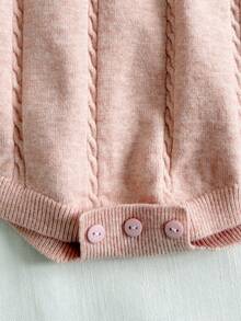 SHEIN 2 pezzi/Set Neonata Giacca e Tuta Floreale Carina - Rosa - Visualizzare 7