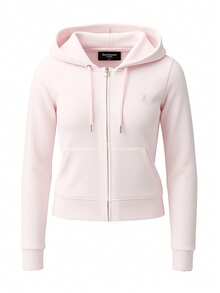 Juicy Couture Women's Full Zip Sweatshirt Pink - Pink - View 4