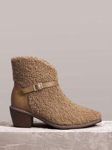 Styleloop Damen Cowboy Stiefel mit Plateauabsatz, europäischer & amerikanischer Stil, rutschfeste und strapazierfähige Sohle, weich & bequem, geeignet für Western-Outfits, Musikfestivals, Halloween, Weihnachtsfeiern, Winteroutfits