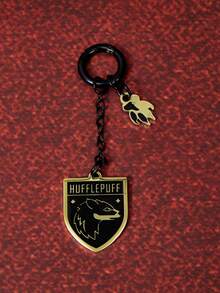 HARRY POTTER X SHEIN Móc khóa mặt dây chuyền trang trí màu đen Patch Key - màu đen - Xem 2