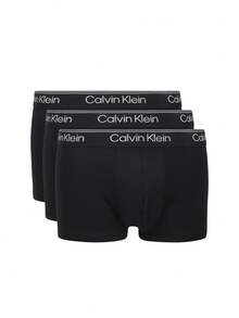 Calvin Klein Low Rise Men's Boxers 3 Pack - Black - View 1