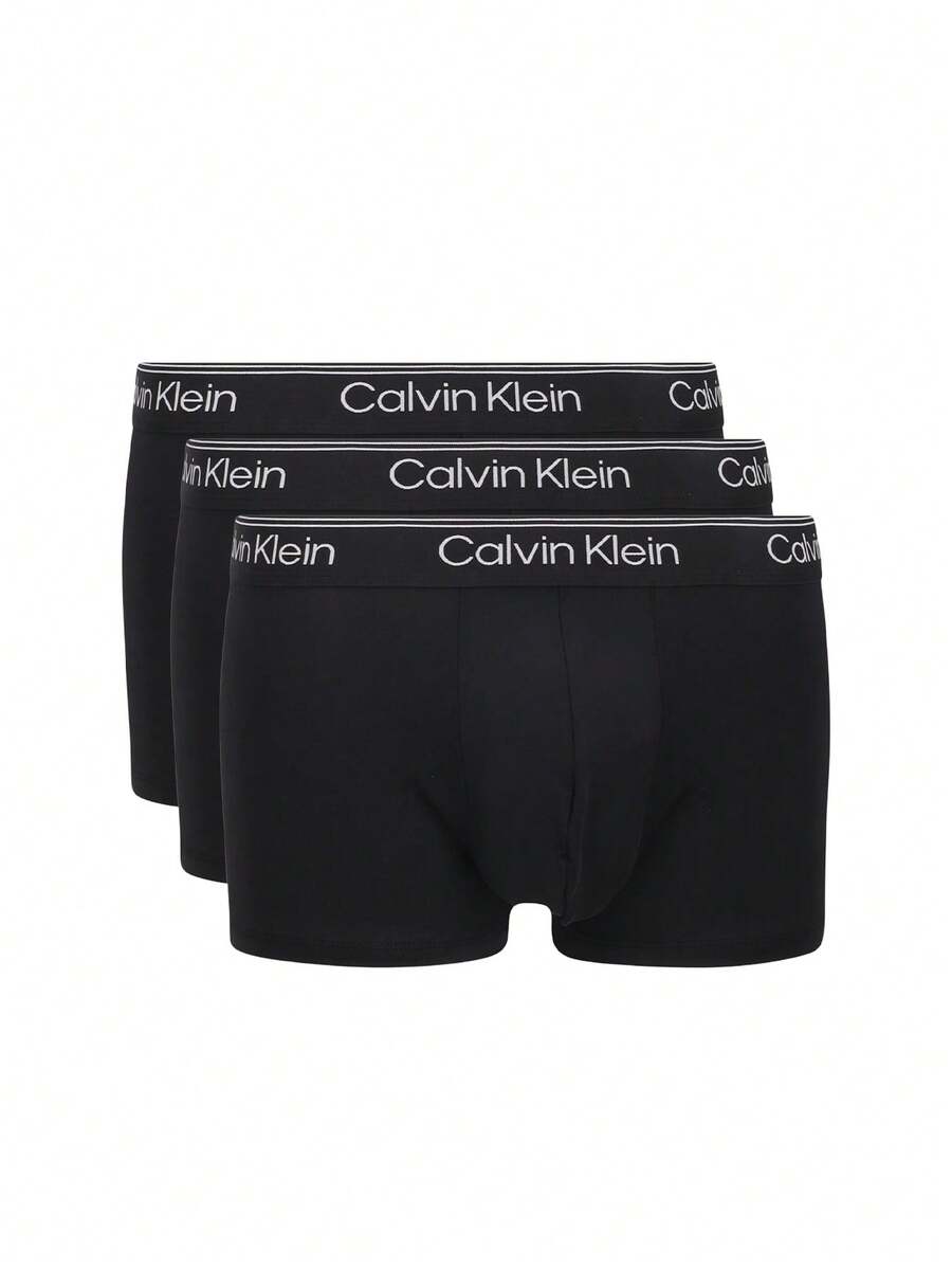 Calvin Klein Low Rise Men's Boxers 3 Pack - Black - View 1