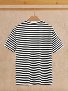 Manfinity NXTstreet Set de 3 camisetas de manga corta de cuello redondo para uso diario casual de hombre - Multicolor - Ver 4