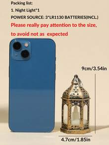 1/4个复古LED灯笼，适用于婚礼装饰，灯笼内含闪烁蜡烛，电池供电，适合婚礼、节日、悬挂式小灯、圣诞派对装饰、感恩节装饰、秋季装饰、丰收节装饰、房间装饰、卧室装饰、圣诞树装饰灯笼 - 銅色 - 查看 9