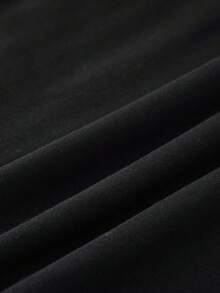 Manfinity Homme T-shirt standard noir à manches courtes pour hommes, T-shirt motif 2026 mignon, convient pour les rassemblements familiaux