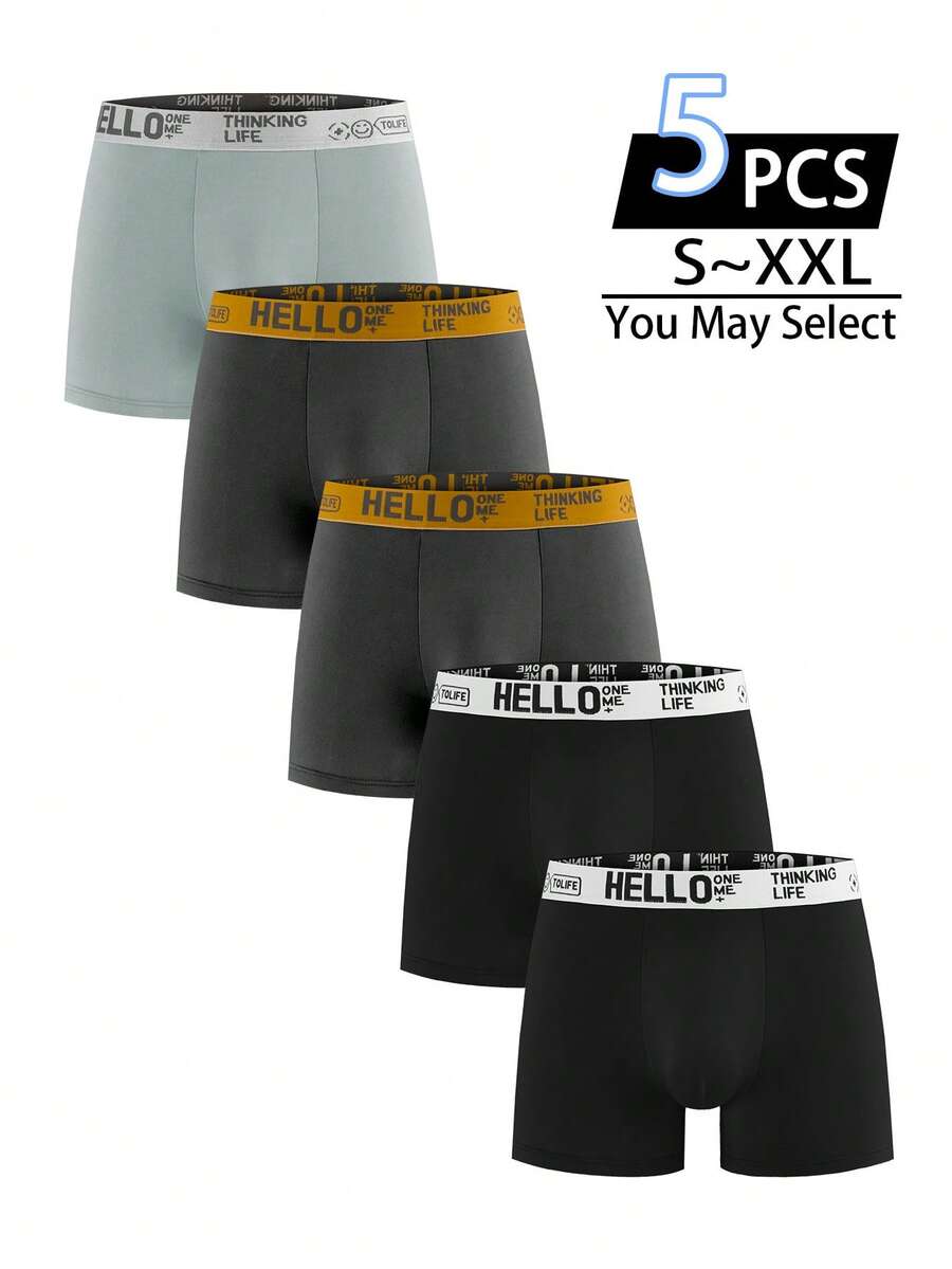 Velminro Men's Boxer Briefs For Daily Wear - Multicolor - View 1